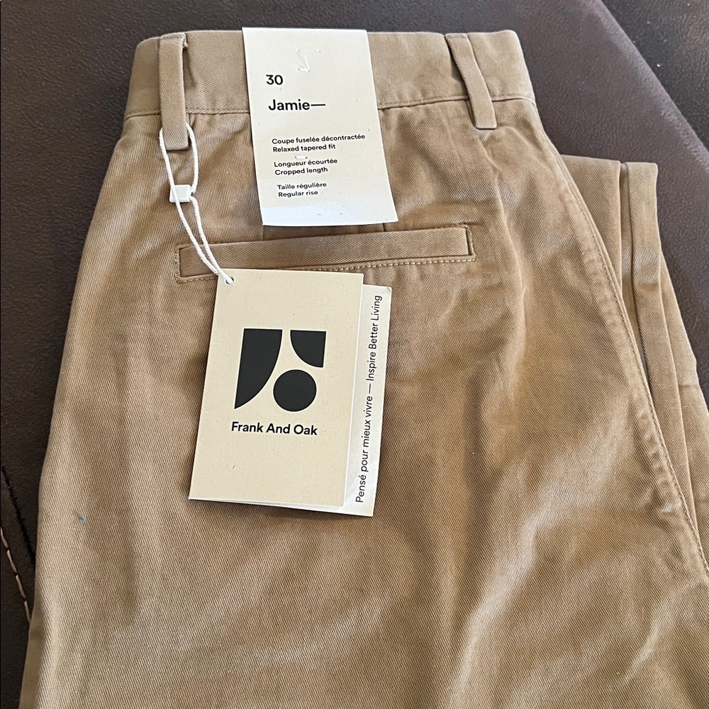 Men's Tan Pants Frank And Oak